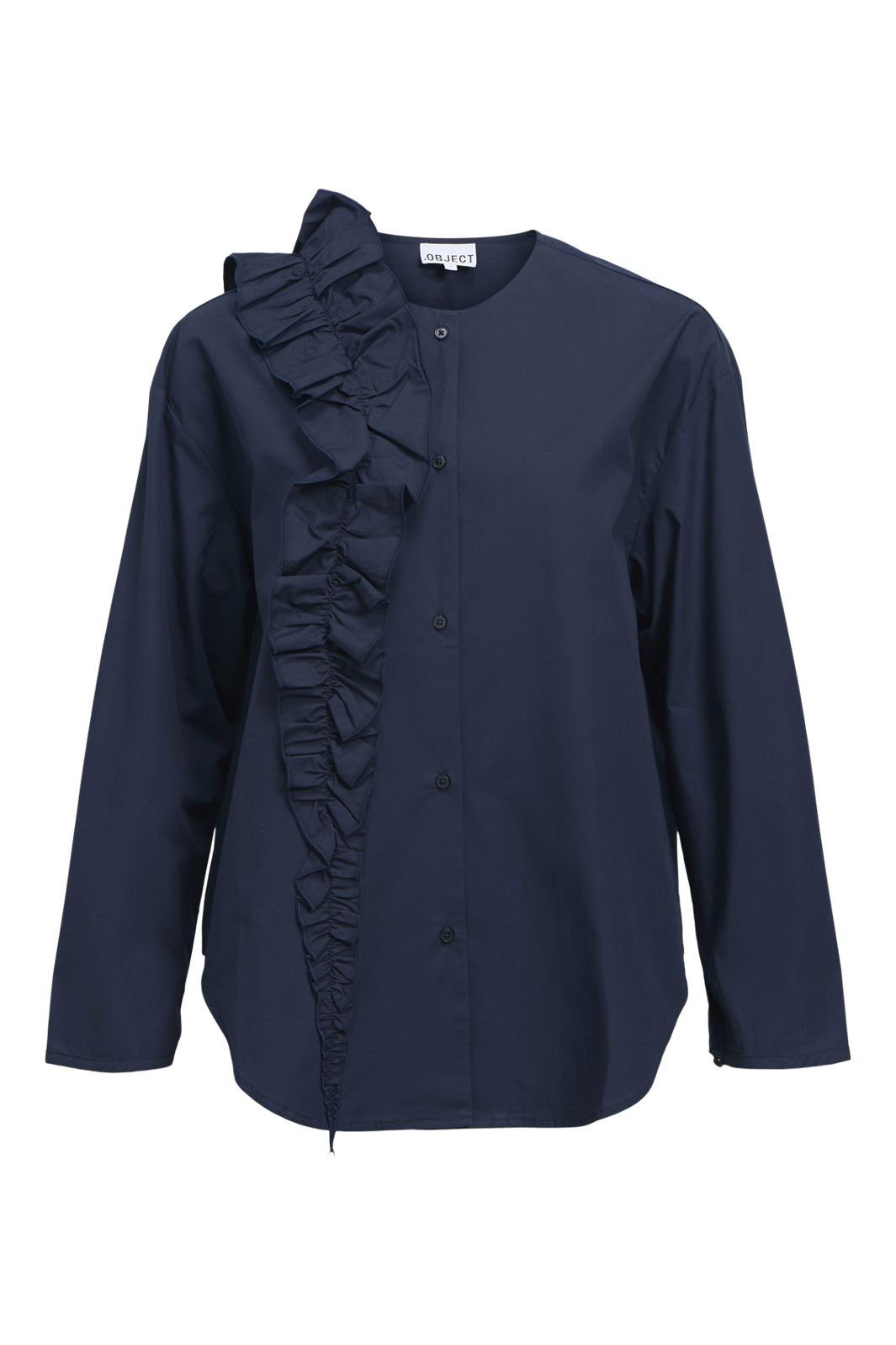 Object - Objmuni L/S Re Shirt 147 - 5111613 Sky Captain