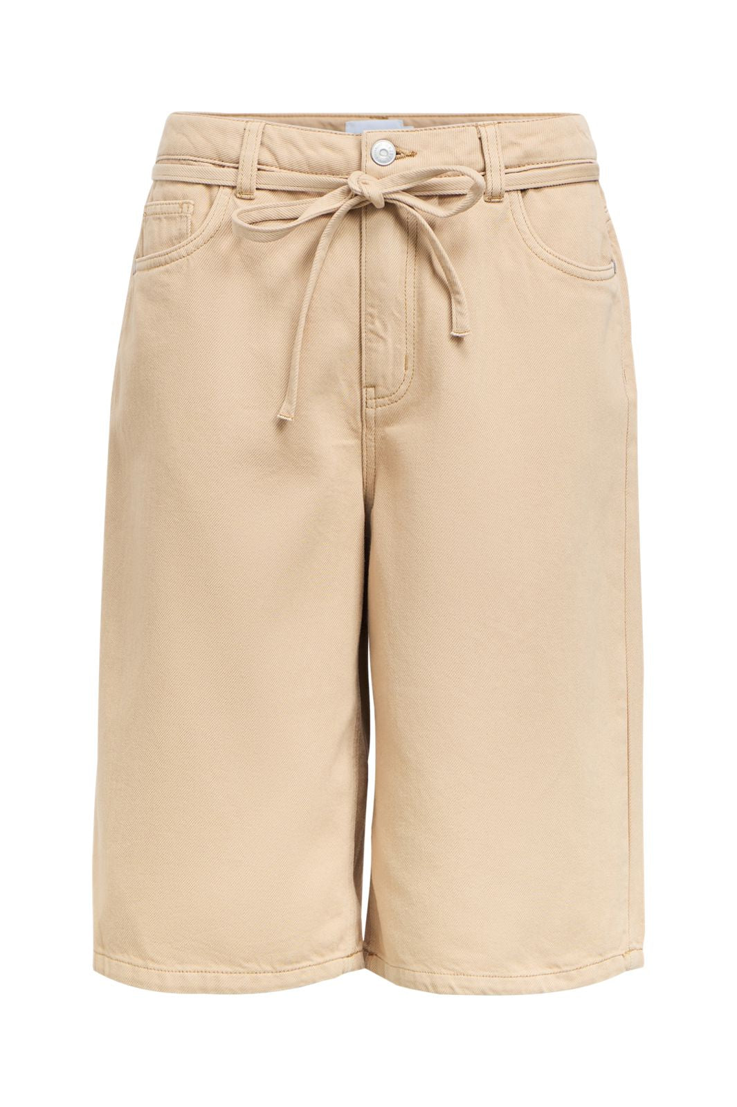 Object - Objrosie Lo Denim Long Shorts - 5043360 Humus