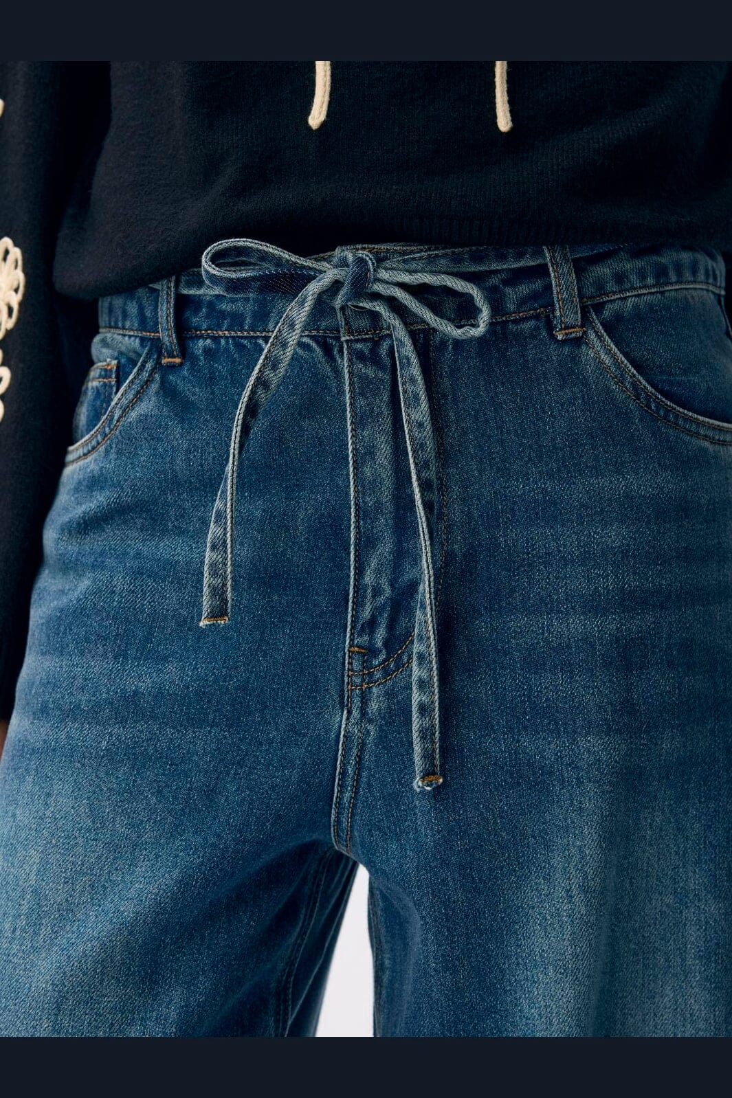 Object - Objrosie Wide Jeans - 4797865 Medium Blue Denim