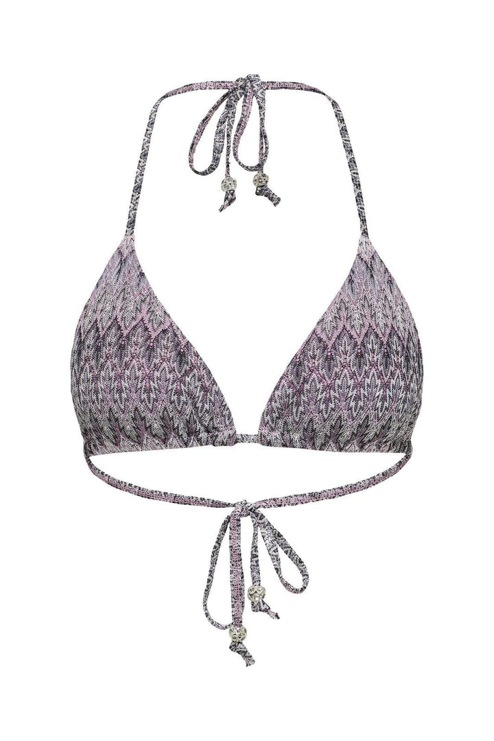 Only - Onlalexis Triangle Bikini Top Swm Acc - 4686025 Lilas