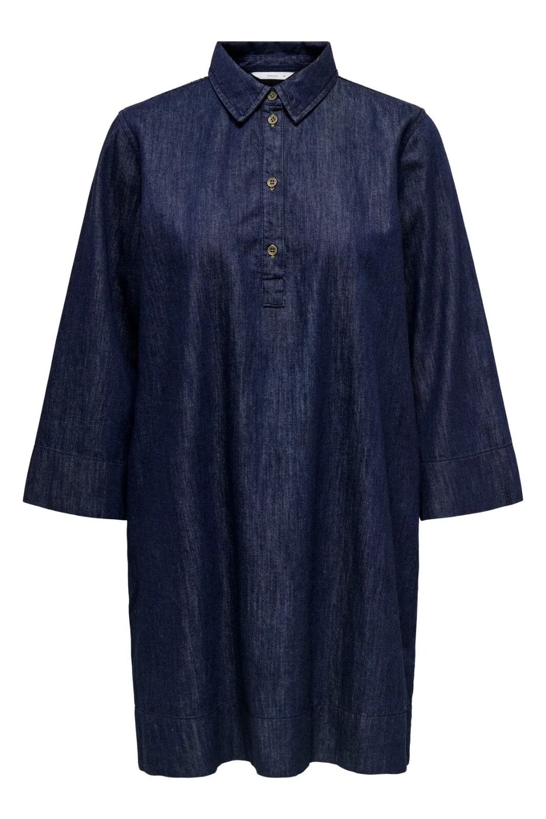 Only - Onlamari 3/4 Short Dress - 4960595 Blue Denim Tone In Tone Kjoler 