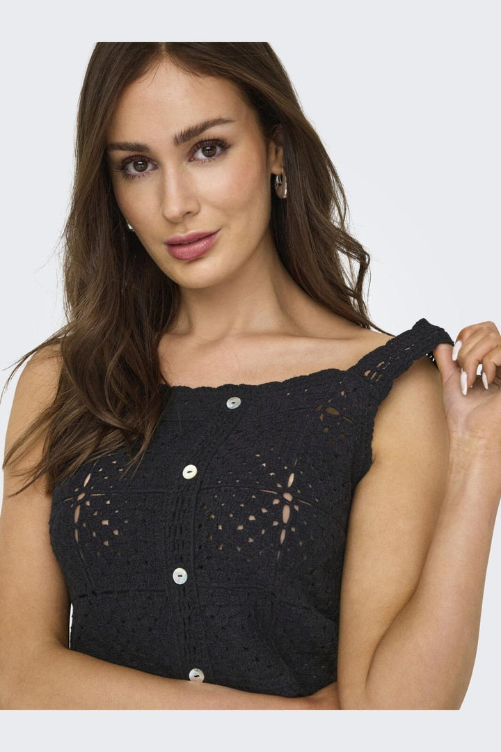 Only - Onlamari S/L Top - 4793884 Black