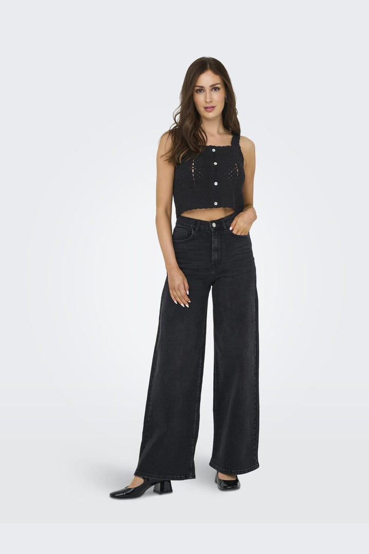 Only - Onlamari S/L Top - 4793884 Black