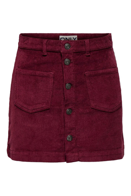 Only - Onlamazing Global Cord Skirt - 4803300 Tawny Port