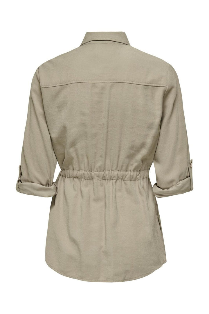 Only - Onlaris Life 4/5 Fem Cargo Jacket Cc - 4383044 Pure Cashmere