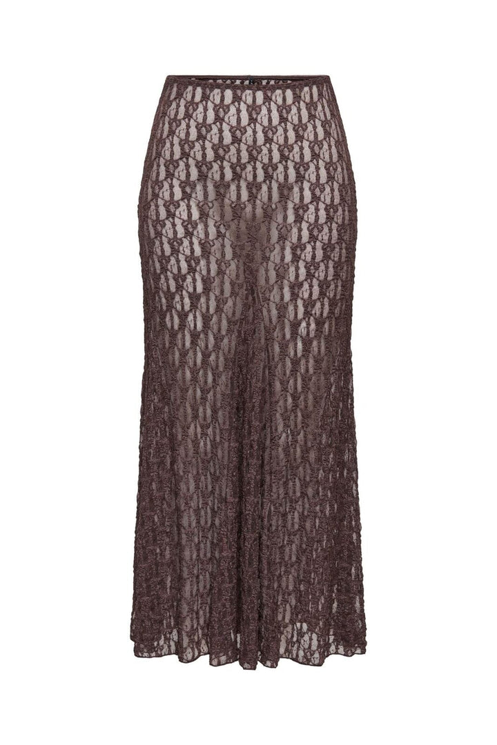 Only - Onlaya Lace Long Skirt - 5030159 Chocolate Martini
