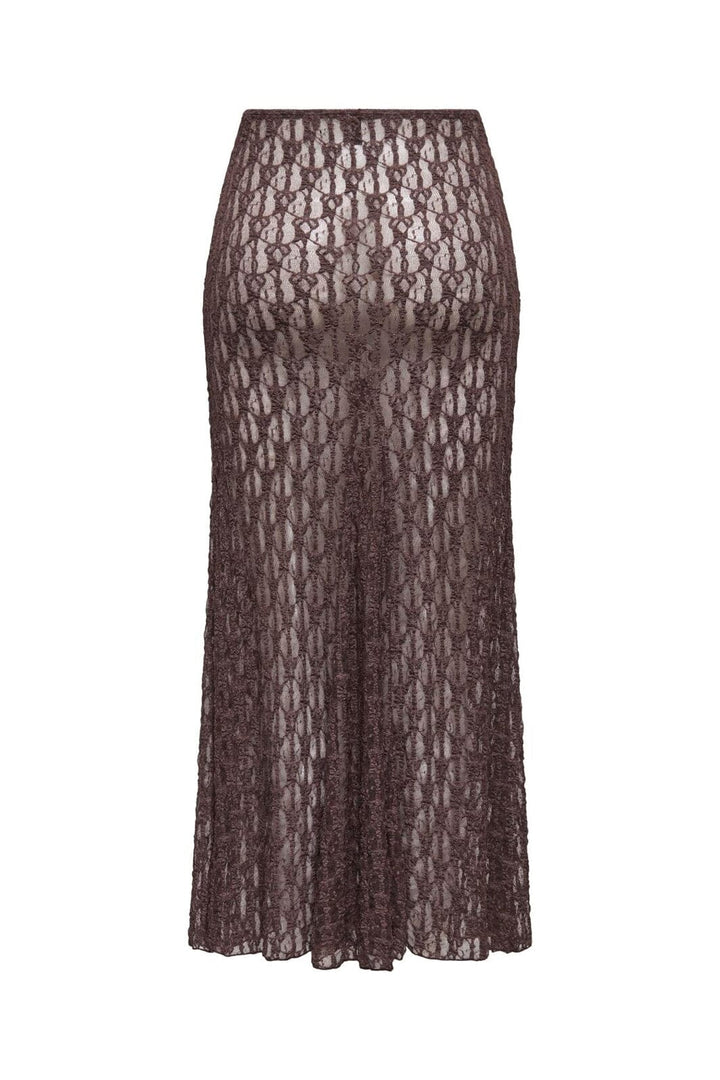 Only - Onlaya Lace Long Skirt - 5030159 Chocolate Martini