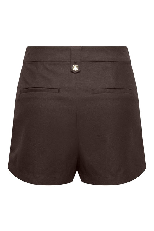 Only - Onlbaia Linen Bl Shorts Tlr - 5083271 Coffee Bean