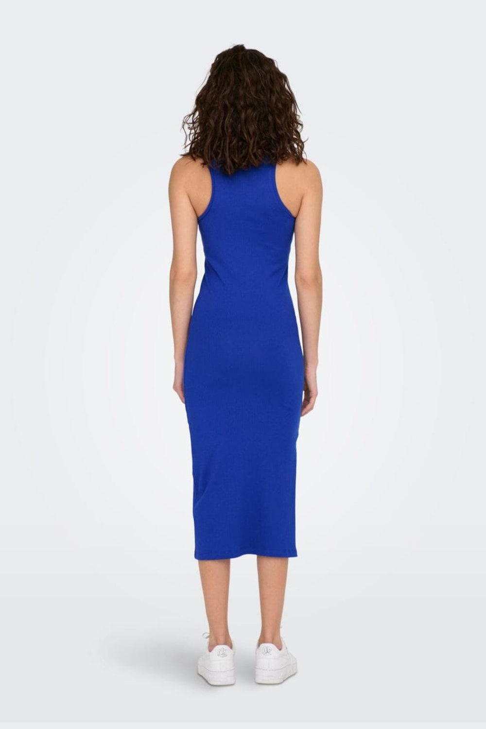 Only - Onlbelfast S/L Midi Dress Jrs - 4251180 Surf The Web Kjoler 