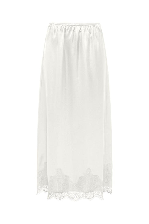 Only - Onlbella Satin Lace Skirt - 5083910 Cloud Dancer