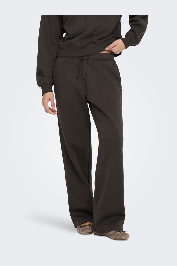 Only - Onlbest Straight Pant Swt - 4807803 Chocolate Torte