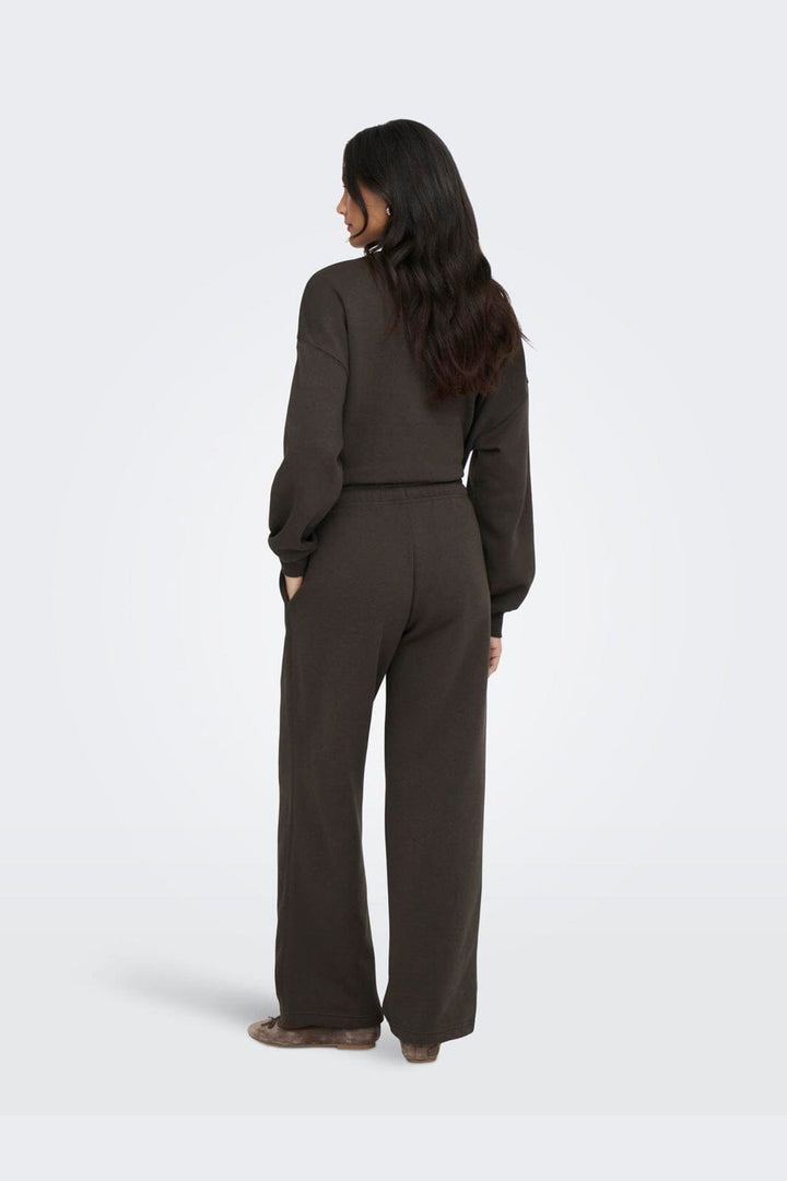 Only - Onlbest Straight Pant Swt - 4807803 Chocolate Torte