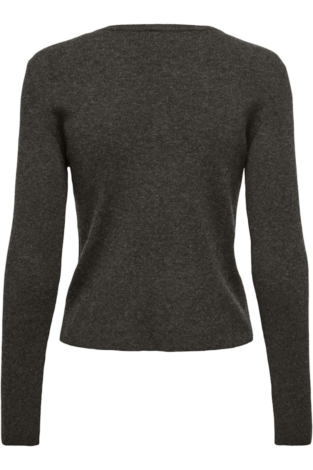 Only - Onlbillie Ls Fitted Cardigan Cc Knt - 4852649 Chocolate Torte Melange Cardigans 