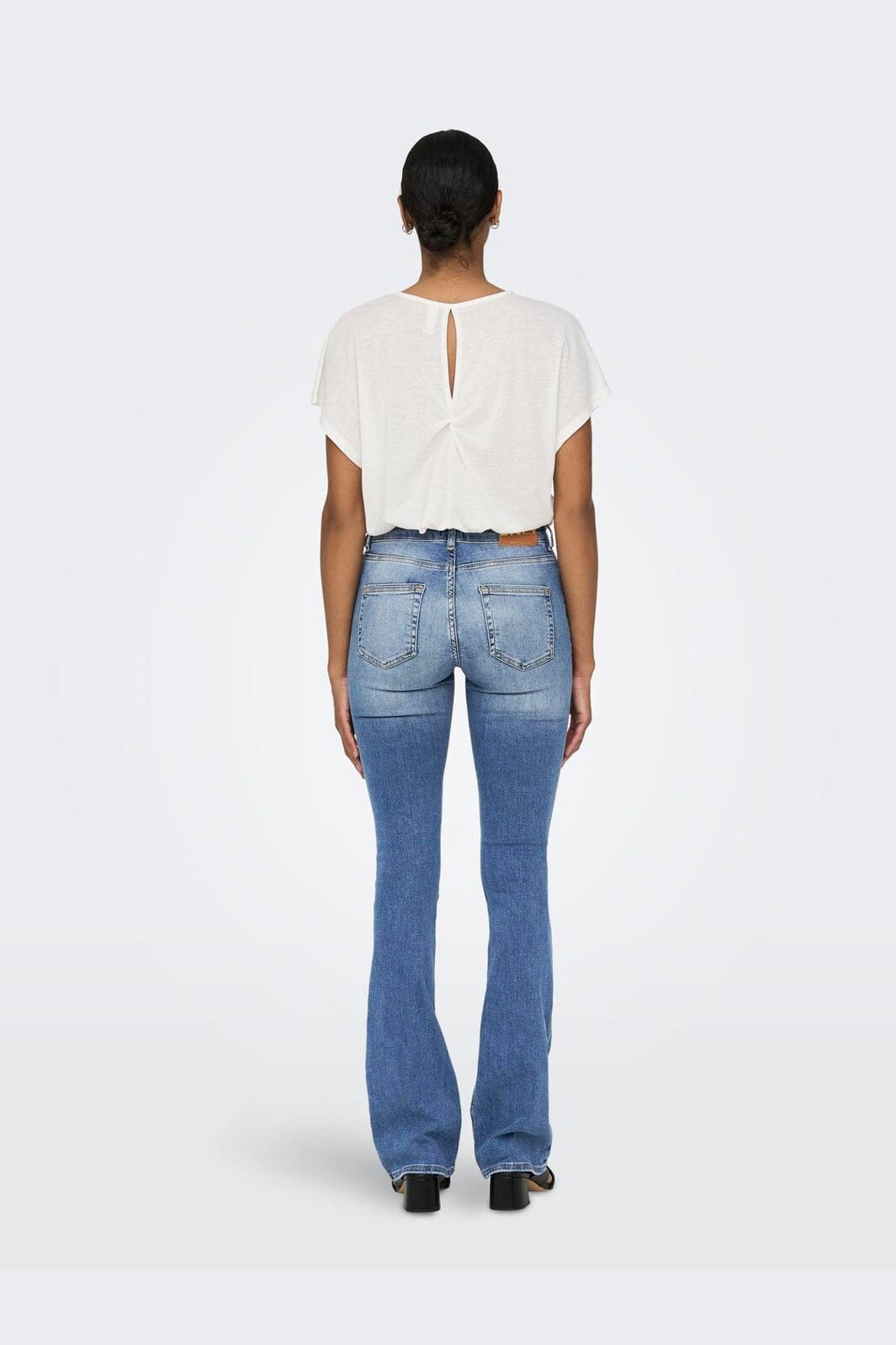 Only - Onlblush Mid Flared - 3776305 Light Blue Denim