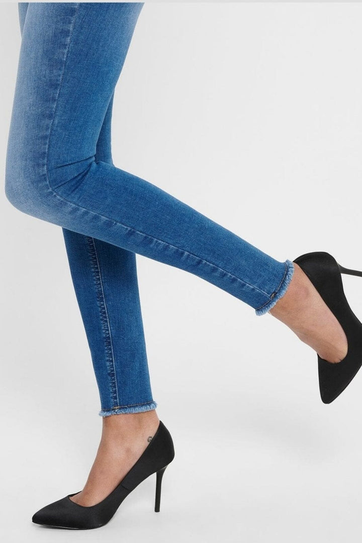 Only - Onlblush Midsk Rw Rea12187 - 3267847 Medium Blue Denim