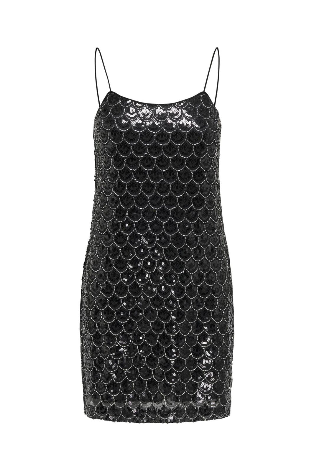 Only - Onlbrielle Strap Sequins Dress - 4866308 Black