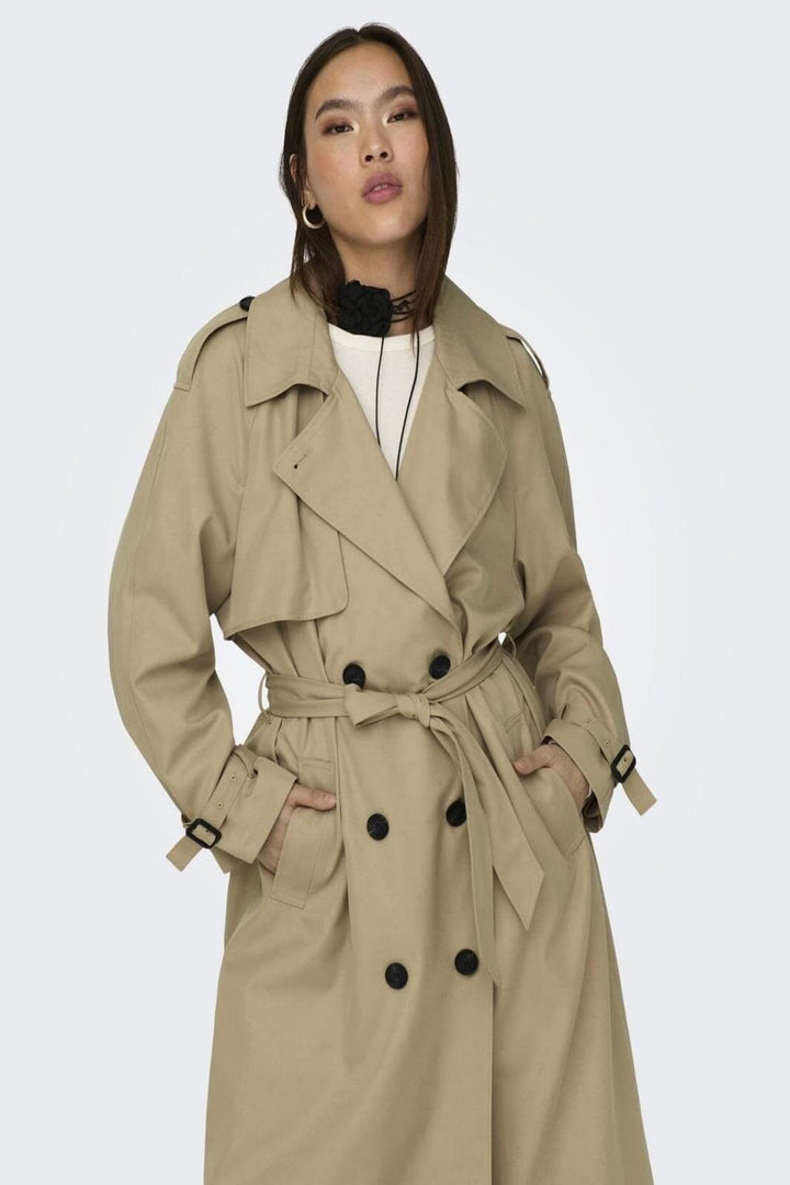 Only - Onlchloe Trenchcoat Double B. Otw - 3781745 Tannin Jakker 