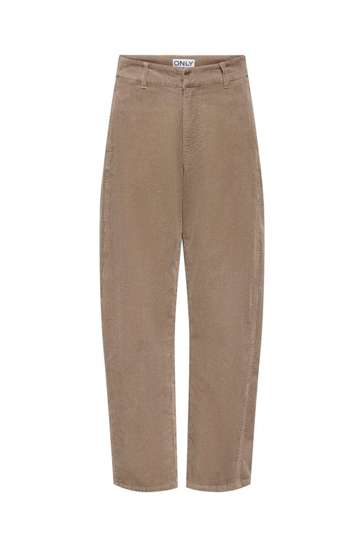 Only - Onlclair-Flora Cord Barrel Pant - 5103575 Taupe Gray