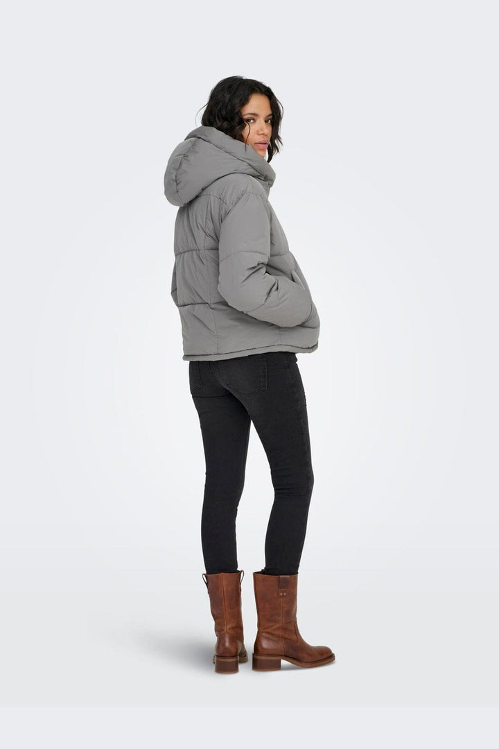 Only - Onlcornelia Puffer Jacket - 5088350 Pewter