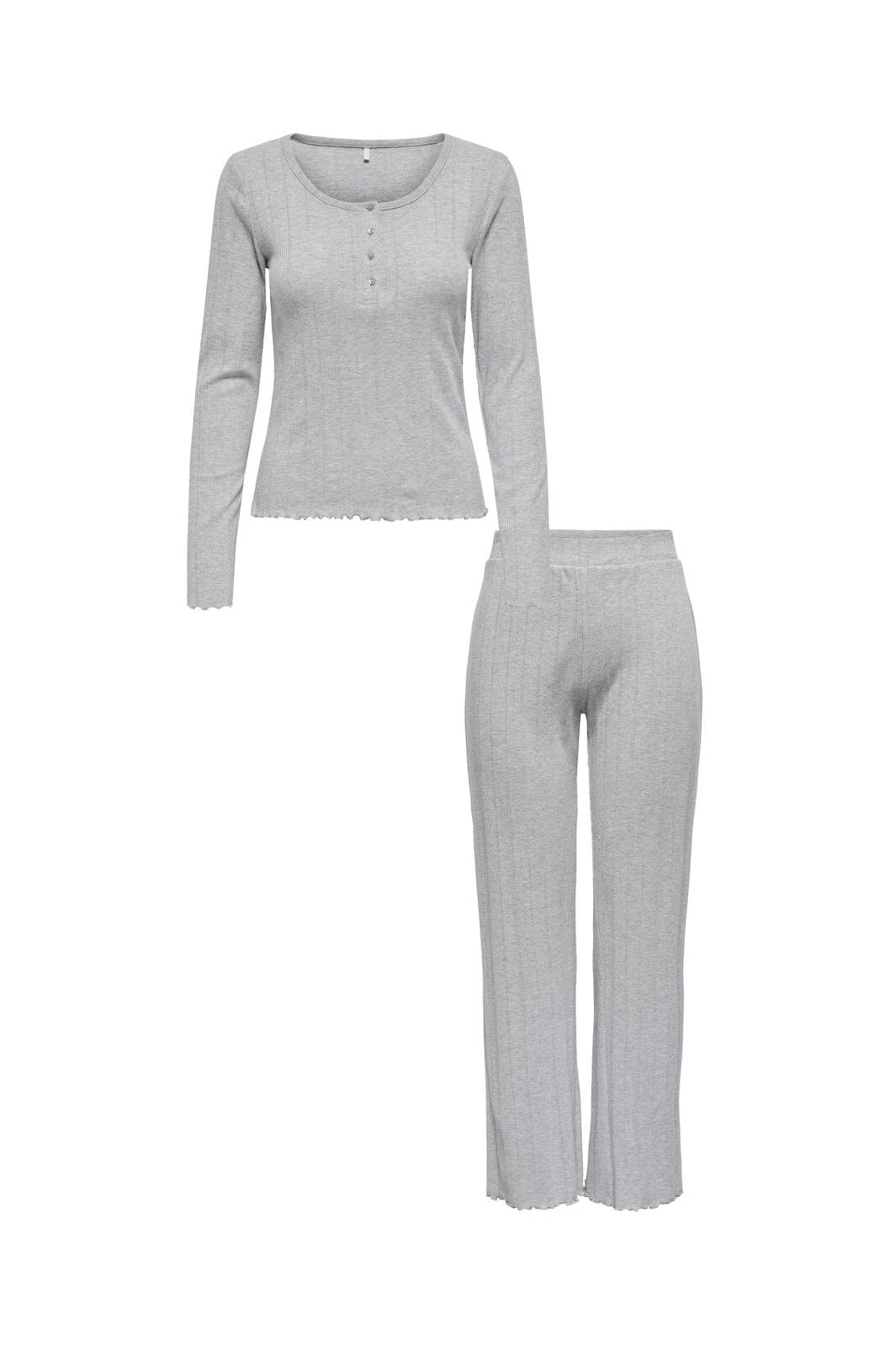 Only - Onlcozy Pyjamas Set Acc - 4655860 Light Grey Melange