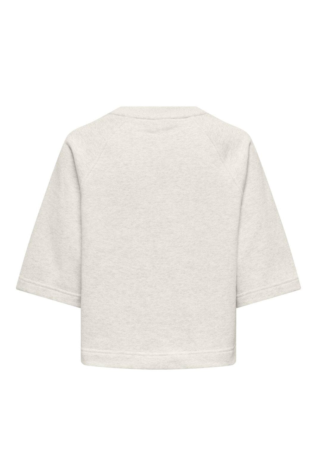 Only - Onldasie 2/4 O-Neck Raglan Ub Swt - 4976785 Gardenia