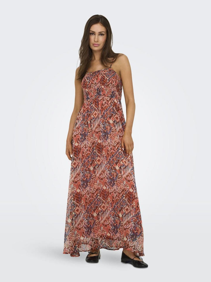 Only - Onlelena Vikki Life Strap Dress - 4802641 Langoustino Cool Indie