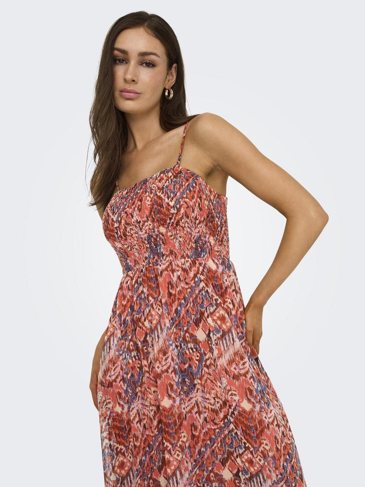 Only - Onlelena Vikki Life Strap Dress - 4802641 Langoustino Cool Indie