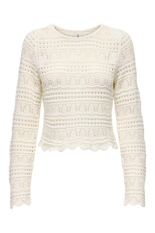 Only - Onlelke Life Ls Pullover Knt - 4901575 Birch