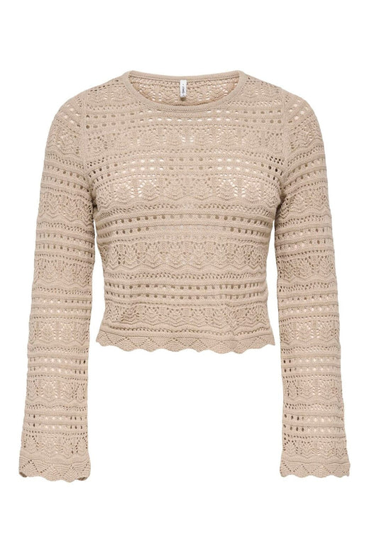 Only - Onlelke Life Ls Pullover Knt - 4984661 Oxford Tan