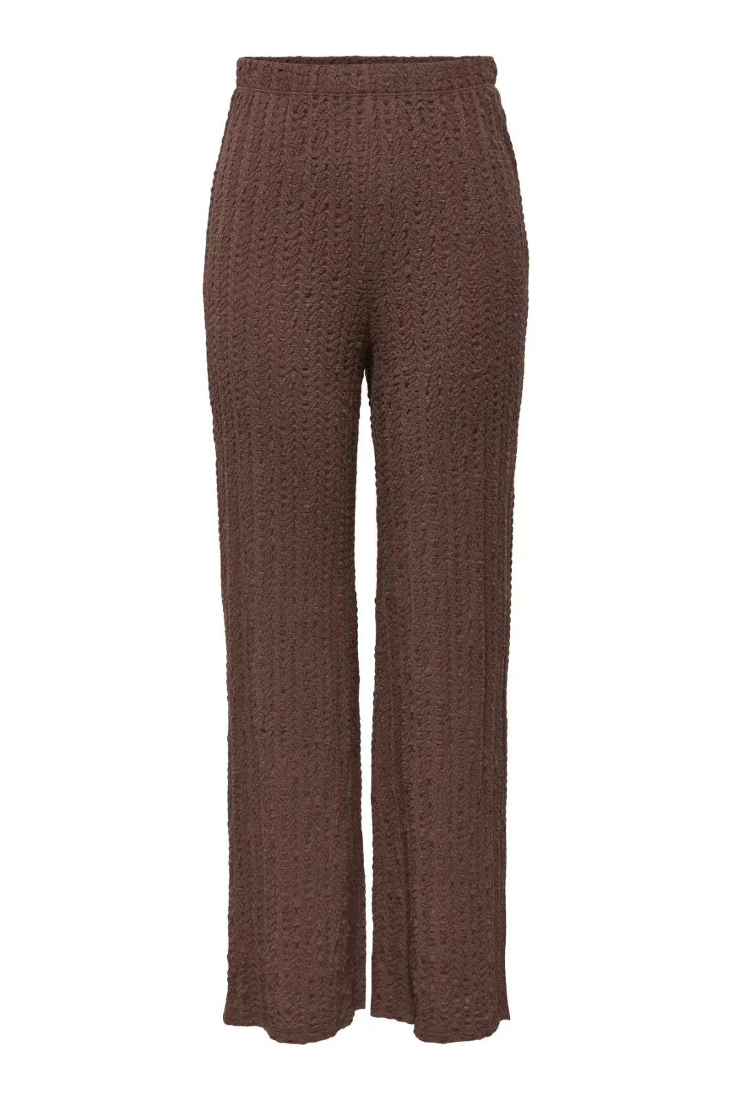 Only - Onlella Wide Pant - 4952854 Chocolate Martini Bukser 