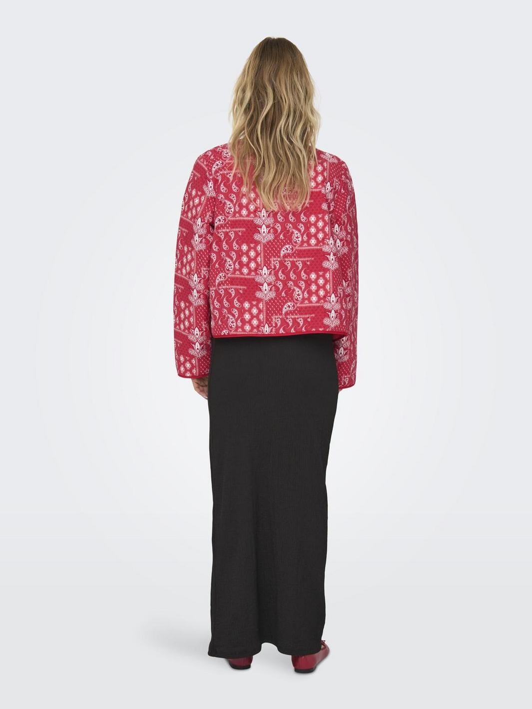 Only - Onlelvira Jacket - 4808494 Mars Red Boho