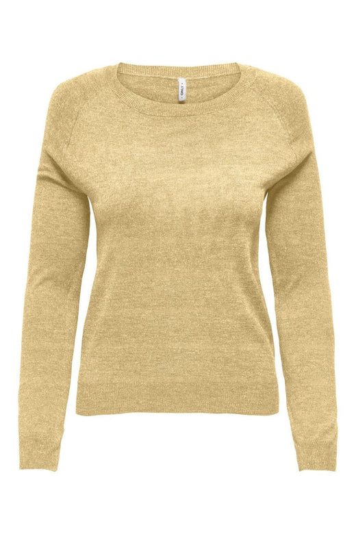Only - Onlemmi Ls Raglan O-Neck Cc Knt - 4981395 Sunlight Melange