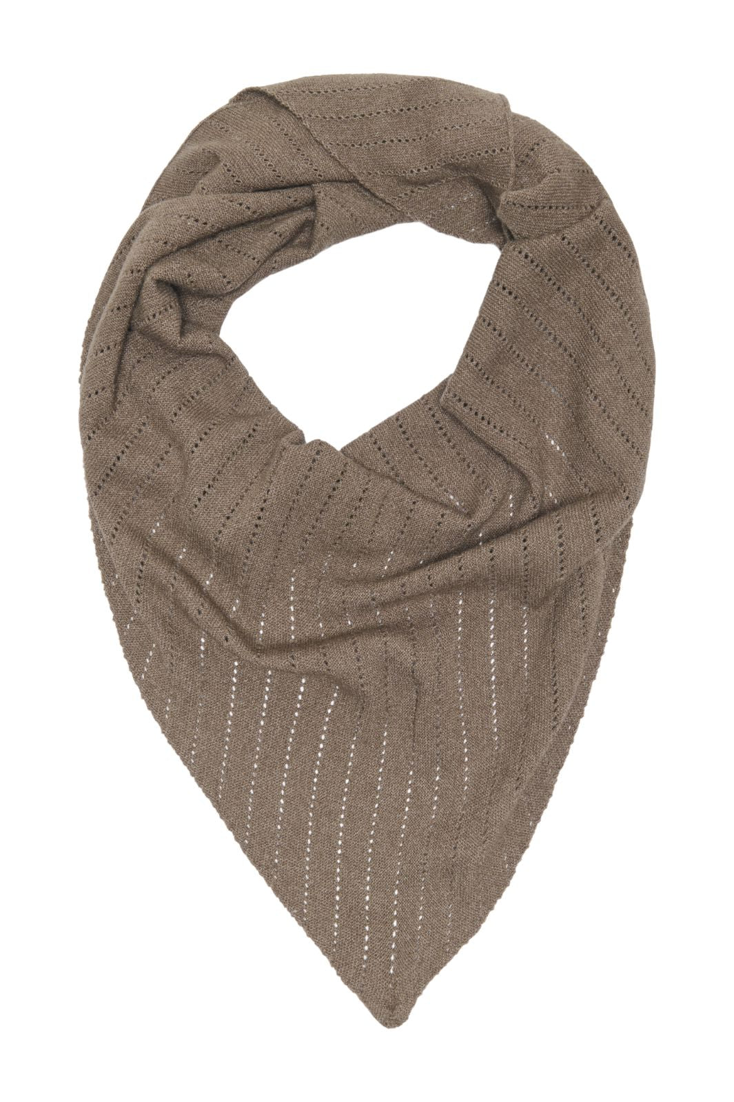 Only - Onlfeodora Triangle Scarf Acc - 4812453 Walnut Melange Tørklæder 