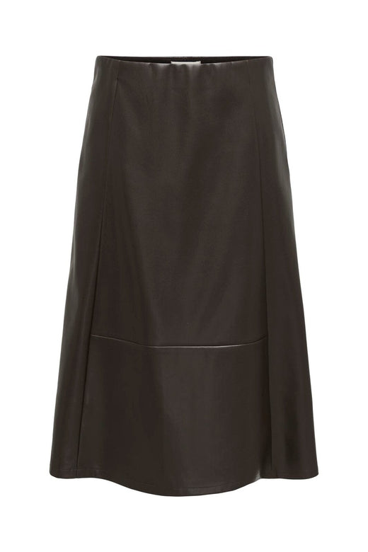 Only - Onlfiby Faux Leather Long Skirt - 5150258 Chocolate Torte