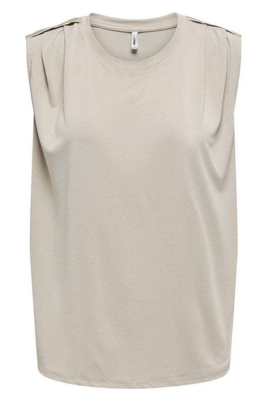 Only - Onlfree Life S/L Modal Satin Mix Top - 4736087 Feather Gray Toppe 