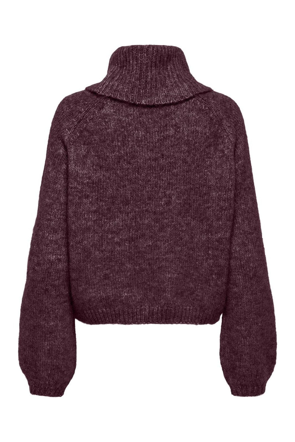 Only - Onlgila Life Ls Rollneck Bf Knt - 4932313 Winetasting Melange