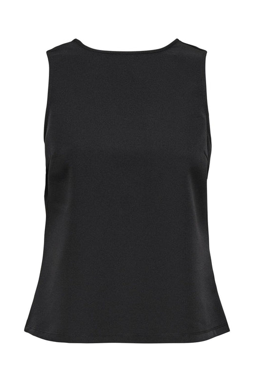 Only - Onlginie Sl Loose Bow Top - 4890292 Black