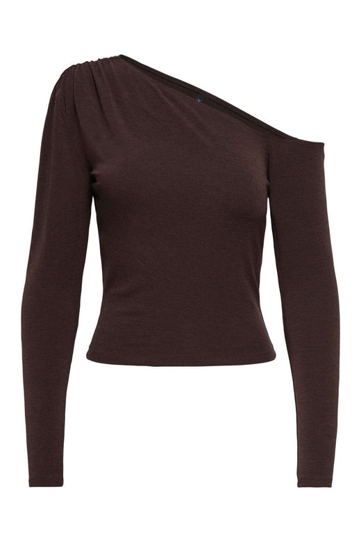 Only - Onlglamour L/S One Shoulder Top Cc - 5050831 Bracken