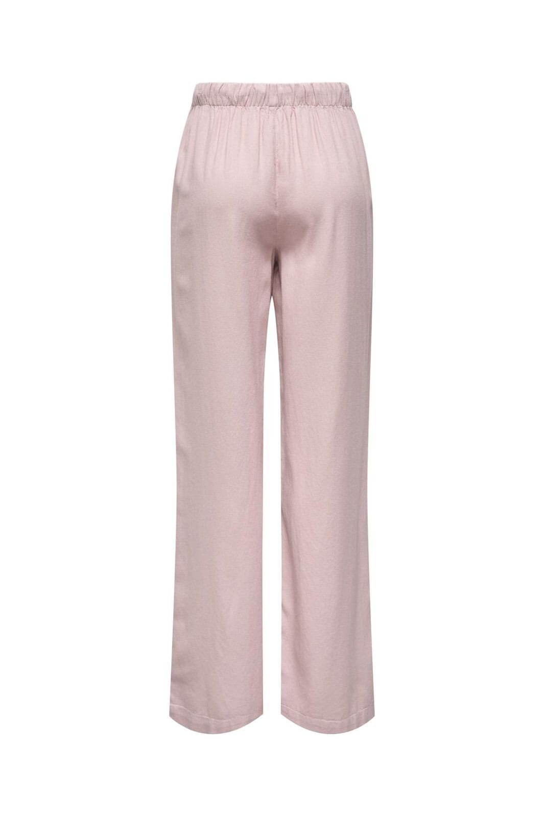 Only - Onlgoa Linen Bl Pull-Up Pant Cc - 4910792 Burnished Lilac