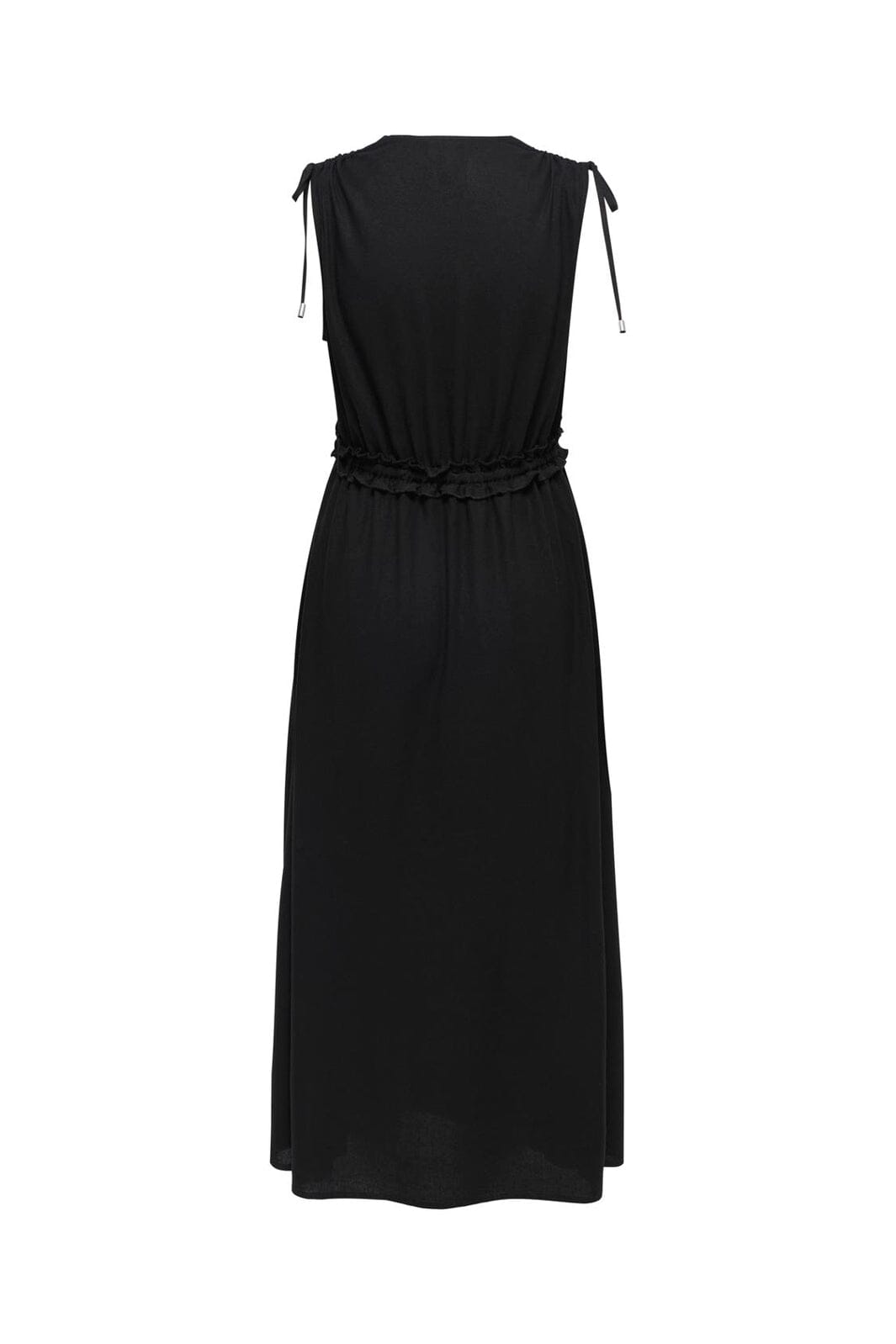 Only - Onlgoa Sl Linen Bl Long Dress Cc - 4910201 Black