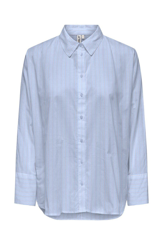 Only - Onlgrace Bersa Ls Shirt - 4983431 Brunnera Blue White