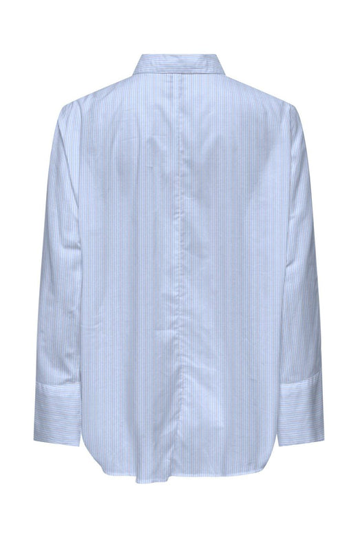 Only - Onlgrace Bersa Ls Shirt - 4983431 Brunnera Blue White