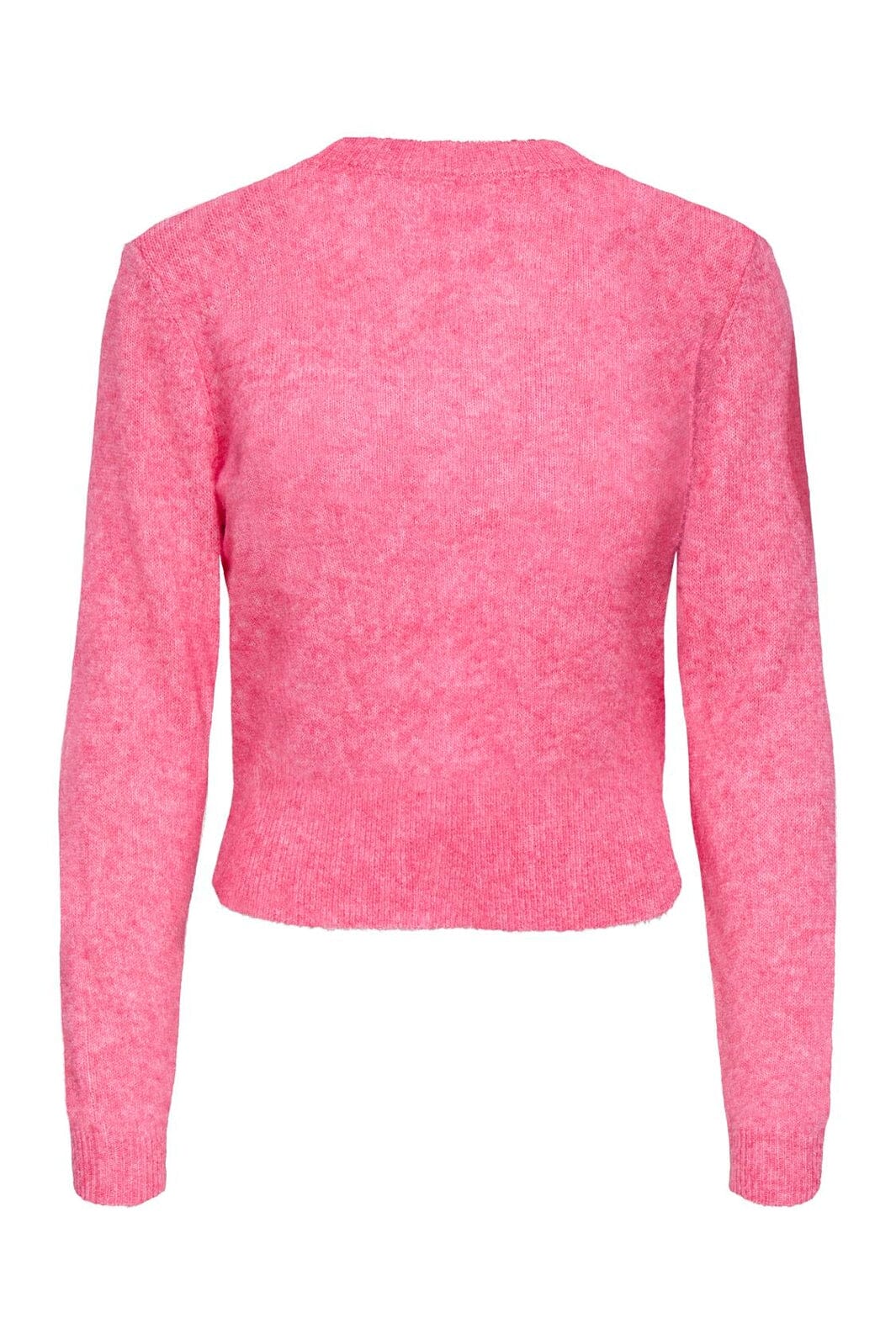 Only - Onlhavanna Ls Button Cardigan Knt - 4927894 Pink Lemonade Melange/Bling Button