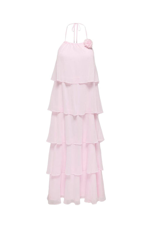 Only - Onlhiva S/L Long Layer Dress - 5092111 Cherry Blossom