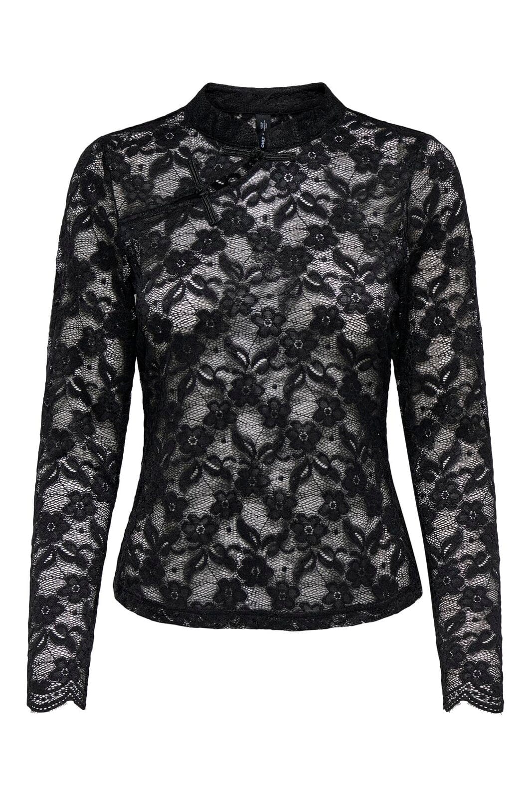 Only - Onlidi L/S Lace Top - 5249404 Black