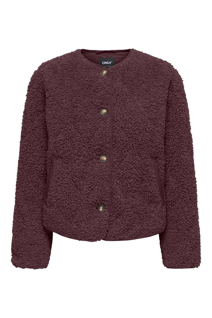 Only - Onlines Teddy Jacket Cc - 5100152 Fudge