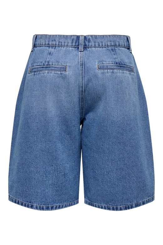 Only - Onlivy Reg Wide Chino Shorts Pim - 4858079 Medium Blue Denim