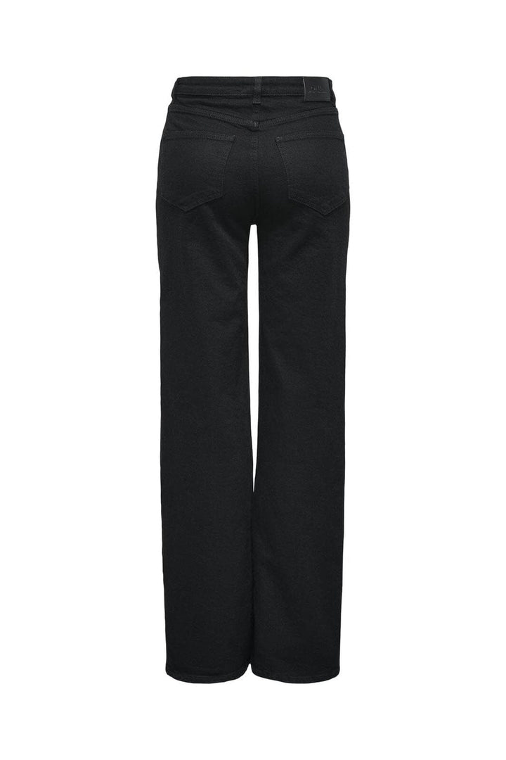 Only - Onljuicy Wide Rea670 - 4652907 Black Denim