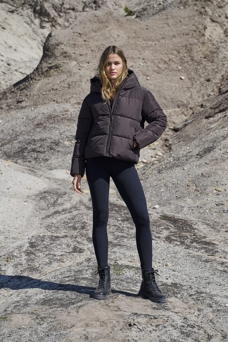 Only - Onljuta Life Short Puffer - 4943921 Chocolate Torte Jakker 