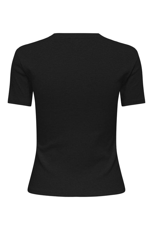 Only - Onlkira Life S/S O-Neck Top - 4929169 Black Nyc